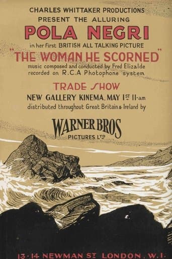 Movie poster for The Woman He Scorned