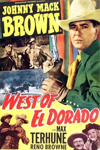 Movie poster for West of El Dorado