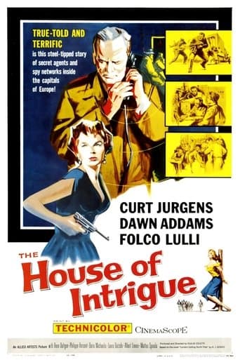 Movie poster for The House of Intrigue