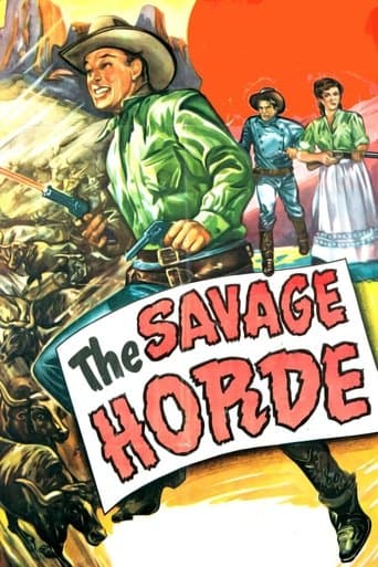 Movie poster for The Savage Horde