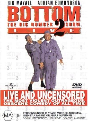 Movie poster for Bottom Live 2: The Big Number 2 Tour