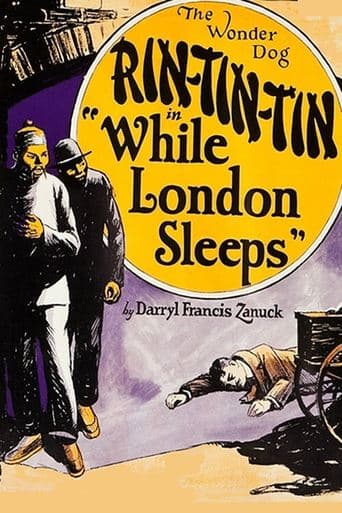 Movie poster for While London Sleeps
