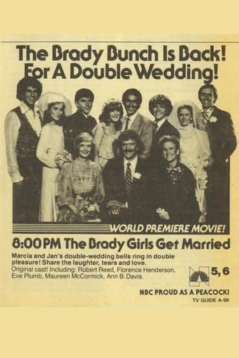 Movie poster for The Brady Girls Get Married