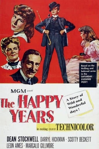 Movie poster for The Happy Years