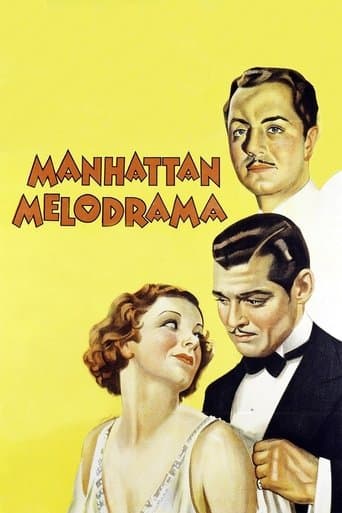 Movie poster for Manhattan Melodrama