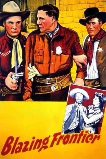 Movie poster for Blazing Frontier