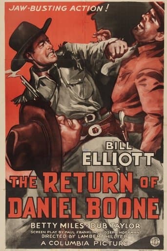 Movie poster for The Return of Daniel Boone