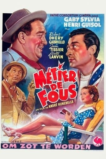 Movie poster for Métier de fous