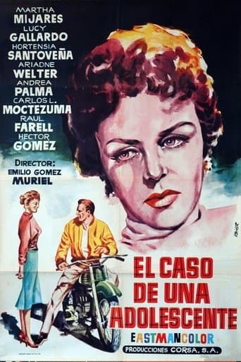 Movie poster for El caso de una adolescente