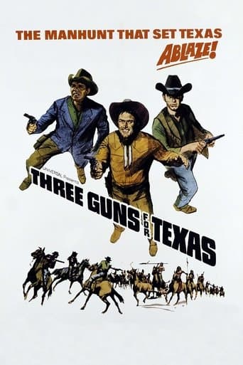 Movie poster for Three Guns for Texas