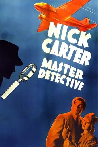 Movie poster for Nick Carter, Master Detective