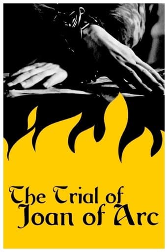 Movie poster for The Trial of Joan of Arc