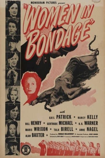 Movie poster for Women in Bondage