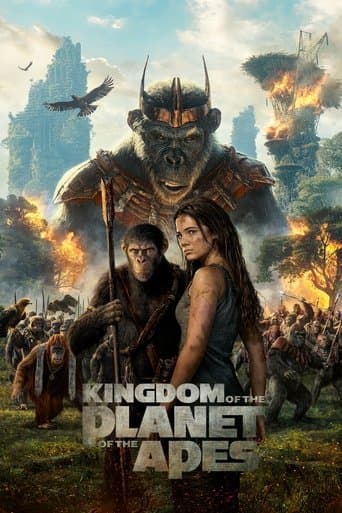 Movie poster for Kingdom of the Planet of the Apes