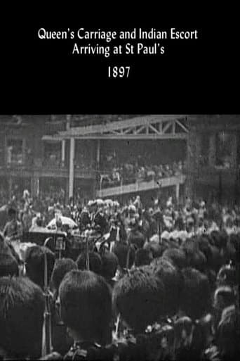 Movie poster for Queen's Carriage and Indian Escort Arriving at St. Paul's