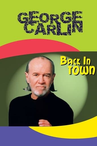 Movie poster for George Carlin: Back in Town