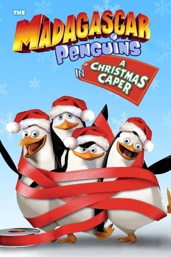 Movie poster for The Madagascar Penguins in a Christmas Caper