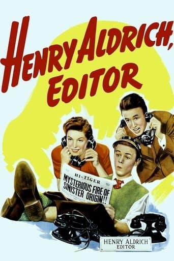 Movie poster for Henry Aldrich, Editor