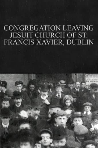 Movie poster for Congregation Leaving Jesuit Church of St. Francis Xavier, Dublin