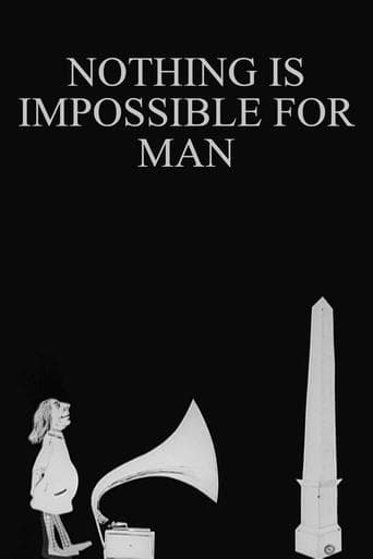 Movie poster for Nothing Is Impossible for Man