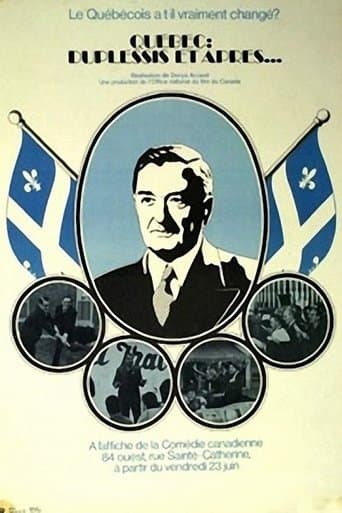 Movie poster for Quebec: Duplessis and After...