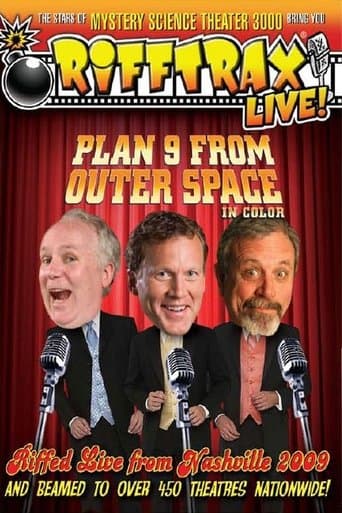 Movie poster for RiffTrax Live: Plan 9 from Outer Space