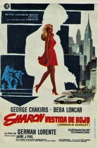 Movie poster for Sharon vestida de rojo