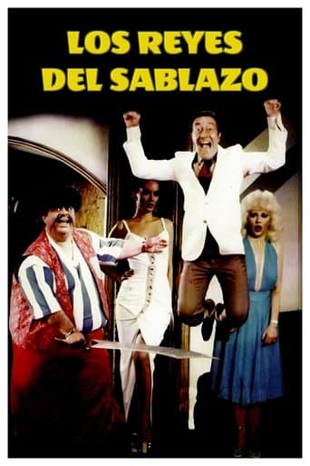 Movie poster for Los reyes del sablazo