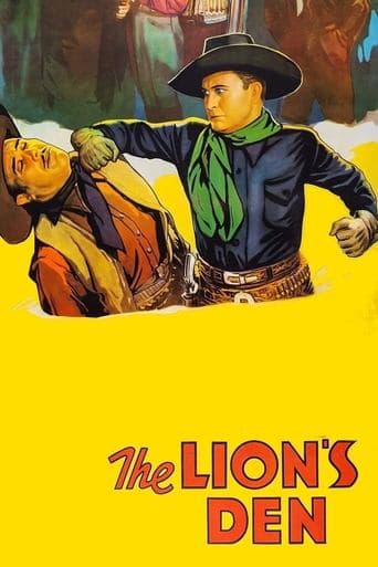 Movie poster for The Lion's Den