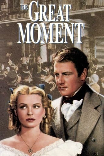 Movie poster for The Great Moment