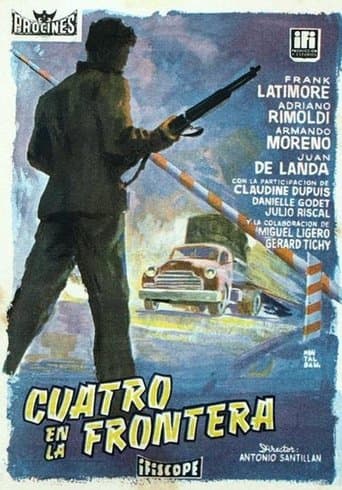 Movie poster for Cuatro en la frontera