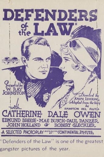 Movie poster for Defenders of the Law