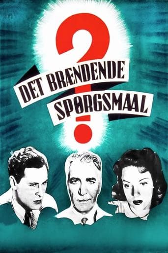 Movie poster for The Burning Question