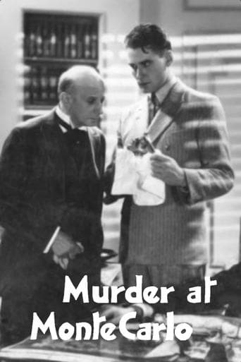 Movie poster for Murder at Monte Carlo