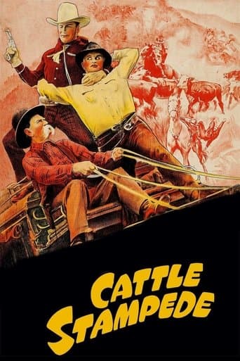 Movie poster for Cattle Stampede