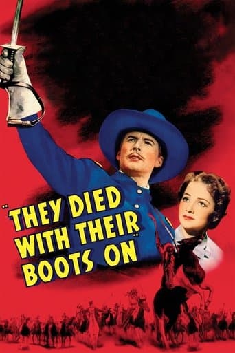 Movie poster for They Died with Their Boots On