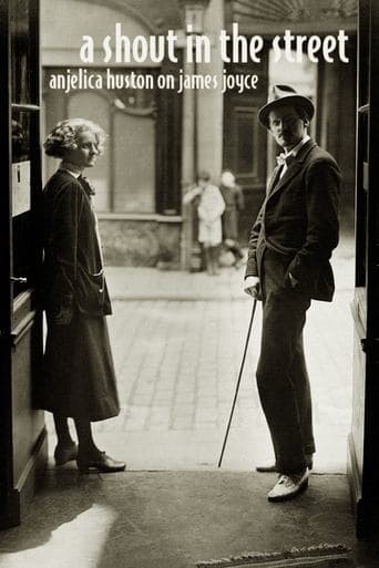 Movie poster for Anjelica Huston on James Joyce: A Shout in the Street
