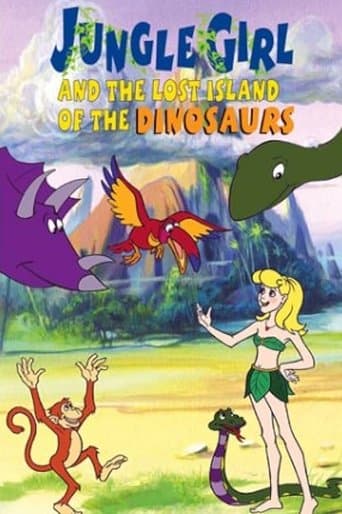 Movie poster for Jungle Girl and the Lost Island of Dinosaurs