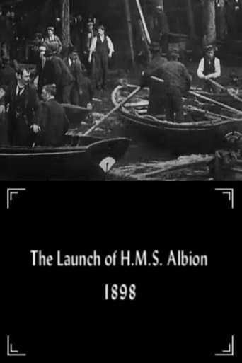 Movie poster for The Launch of H.M.S. Albion