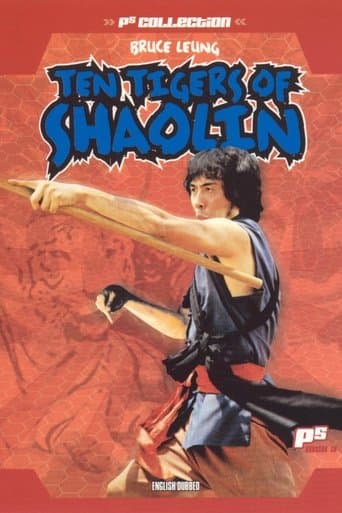 Movie poster for Ten Tigers of Shaolin