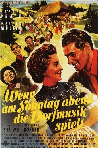 Movie poster for Wenn am Sonntagabend die Dorfmusik spielt