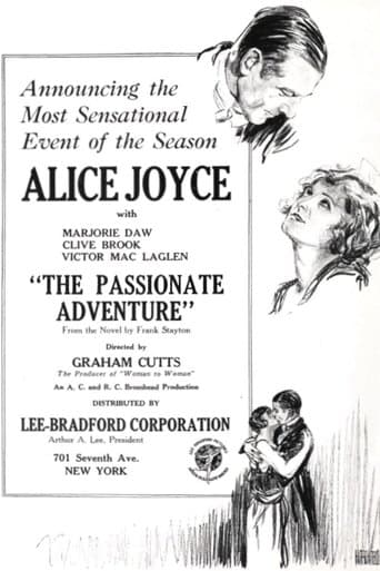 Movie poster for The Passionate Adventure