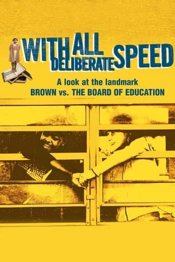 Movie poster for With All Deliberate Speed