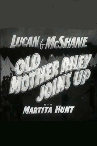 Movie poster for Old Mother Riley Joins Up
