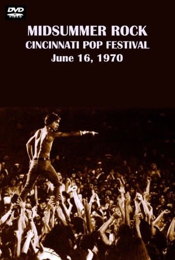 Movie poster for Midsummer Rock: The Cincinnati Pop Festival 1970