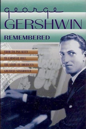 Movie poster for George Gershwin Remembered