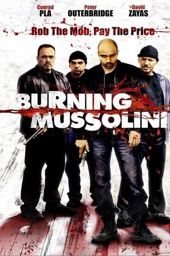 Movie poster for Burning Mussolini