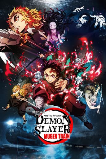 Movie poster for Demon Slayer -Kimetsu no Yaiba- The Movie: Mugen Train