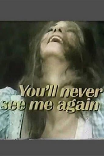 Movie poster for You'll Never See Me Again