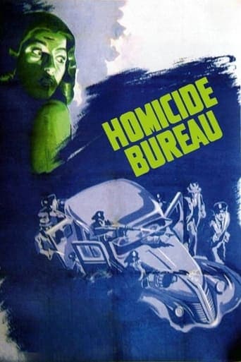 Movie poster for Homicide Bureau